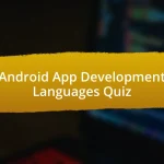 Android App Development Languages Quiz