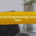 Back-End Programming Concepts Quiz