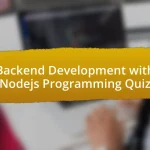 Backend Development with Nodejs Programming Quiz