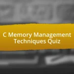 C Memory Management Techniques Quiz