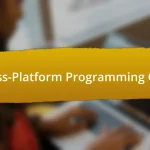 Cross-Platform Programming Quiz