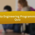 Data Engineering Programming Quiz