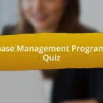 Database Management Programming Quiz