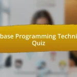 Database Programming Techniques Quiz