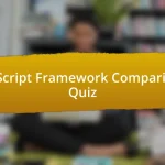 JavaScript Framework Comparisons Quiz