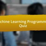 Machine Learning Programming Quiz