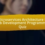 Microservices Architecture in Web Development Programming Quiz