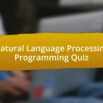 Natural Language Processing Programming Quiz