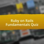 Ruby on Rails Fundamentals Quiz