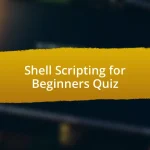 Shell Scripting for Beginners Quiz