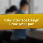 User Interface Design Principles Quiz