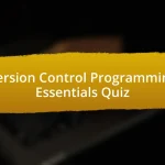 Version Control Programming Essentials Quiz