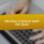 Version Control with Git Quiz