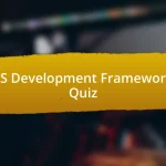 iOS Development Frameworks Quiz