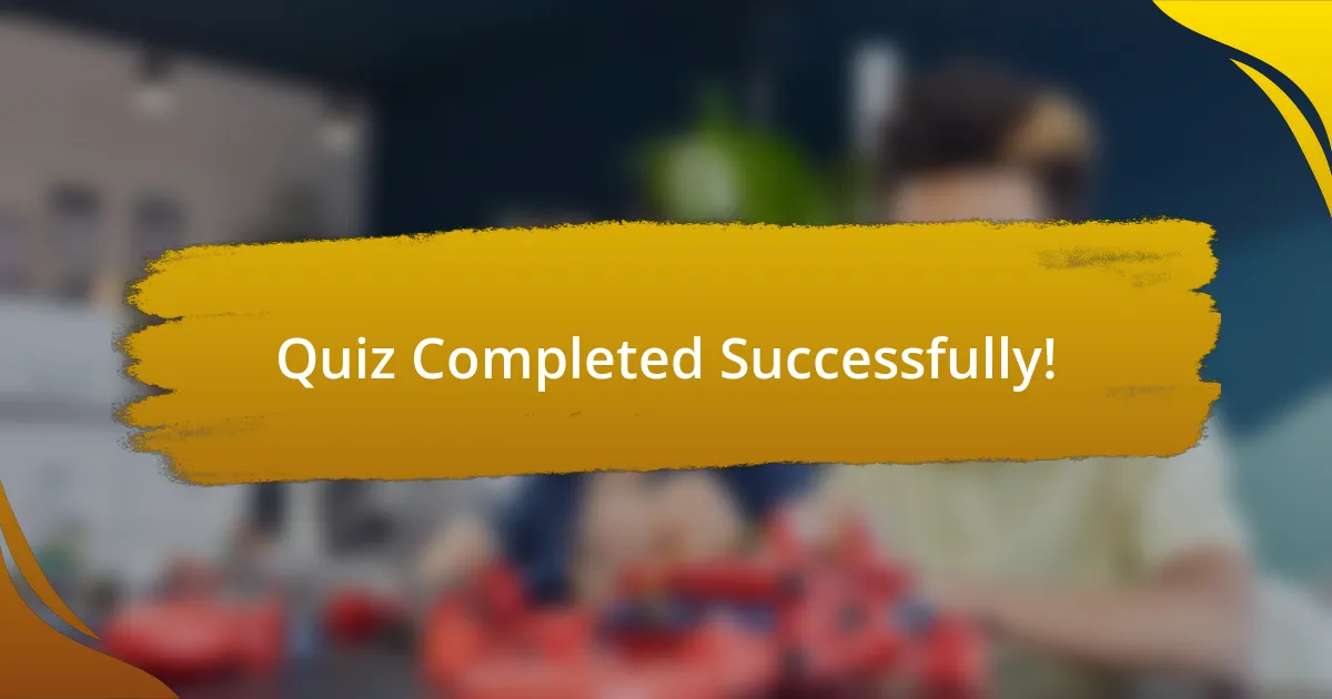 Quiz Completed Successfully!