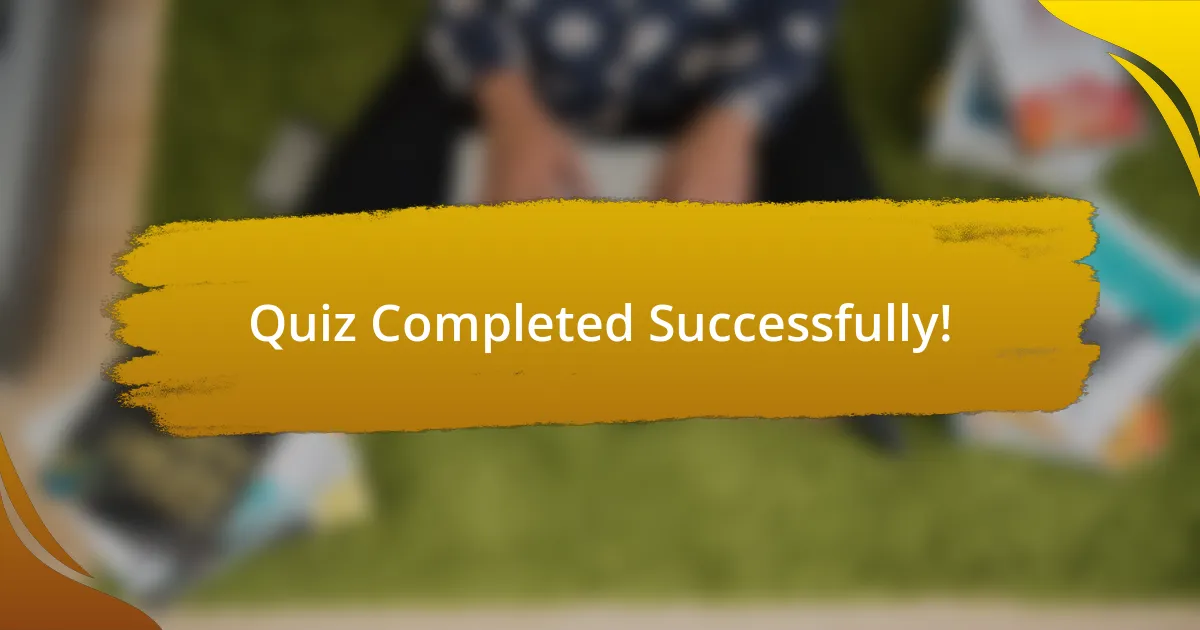 Quiz Completed Successfully!